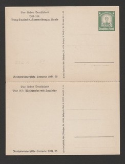 Germany 1934 Winterhilfe postal card unused