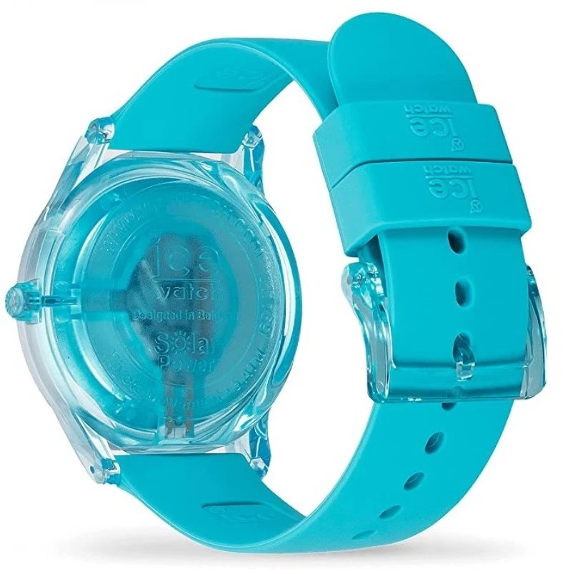 Ice-Watch ICE 017769 solar power Blue Planet Medium Uhr Silikon hellblau Neu - Bild 3 von 3