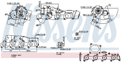 NISSENS 93433 Lader, Aufladung für AUDI,SEAT