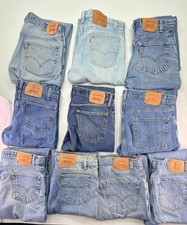 LOT of 10 Pairs of Vintage Levi's 505 Jeans from 1990s-2006 Various Sizes