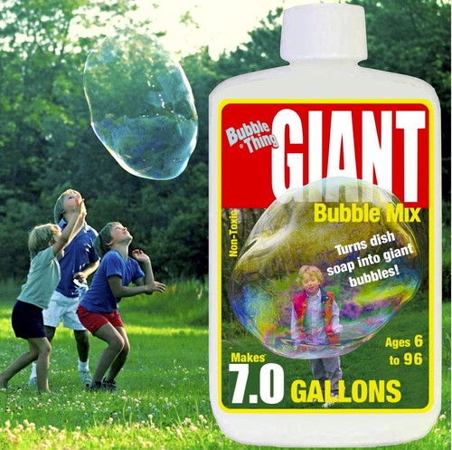 BUBBLETHING Giant Bubbles Mix Refills Giant Bubble Wands, Toys, Makers | Conc...
