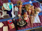 Lot Of 11+  vintage barbie dolls, Tons Of Clothing And Accessories 1960-80