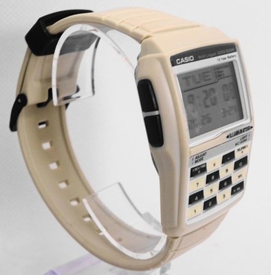 CASIO DBC-32 Databank White Digital Watch Tested Excellent