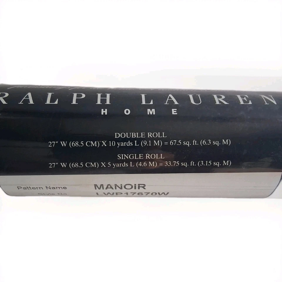 Ralph lauren, "Manoir" Double Roll Wallpaper. Retired Pattern Style LWP17670W - Image 2 of 4