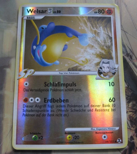 Catfishar No. 54/111 Reverse Holo Pokemon Card Rise of the Rivals NM-EX