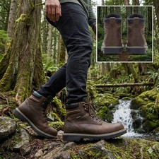 Wolverine Floorhand 6" Steel Toe Waterproof Work Boots Men's 10.5 Brown W10633