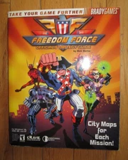 Freedom Force Official strategy Guide Brady Games