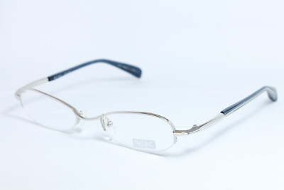 BCPC BP-216 C05 Original Brille Lunettes Occhiali Bril Halbrand Oval Silber