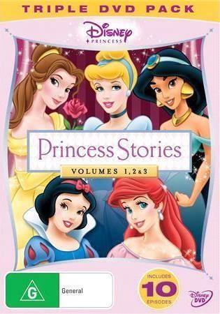 Disney Princess Stories : Vol 1-3 | Trilogy Box Set DVD Region 4