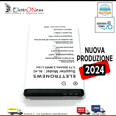 Batteria Ricambio BL-4C Per Brondi Amico, President E Modelli W11 E W3 - Compatibile Con Cellulari Brondi