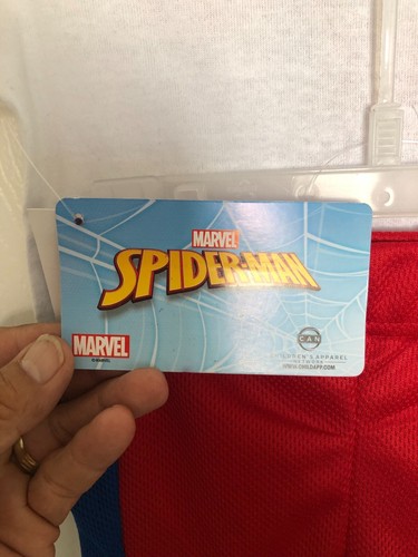 MARVEL Spiderman Tshirt and Shorts Set - Size 7 - Picture 3 of 3