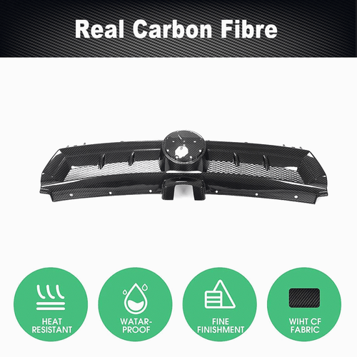 Dry Carbon Kühlergrill Grill Frontgrill Passt für VW Golf 7 MK7 VII GTI R 14-17  - Bild 7 von 13