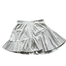 Spanx, Yes Pleats Skort Tennis Skirt White Cloud/Beige Size XS, Excellent