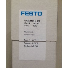 Festo CPE24-M1H-5J-3/8 163167 Solenoid Valve New One Free Shipping CPE24M1H5J3/8