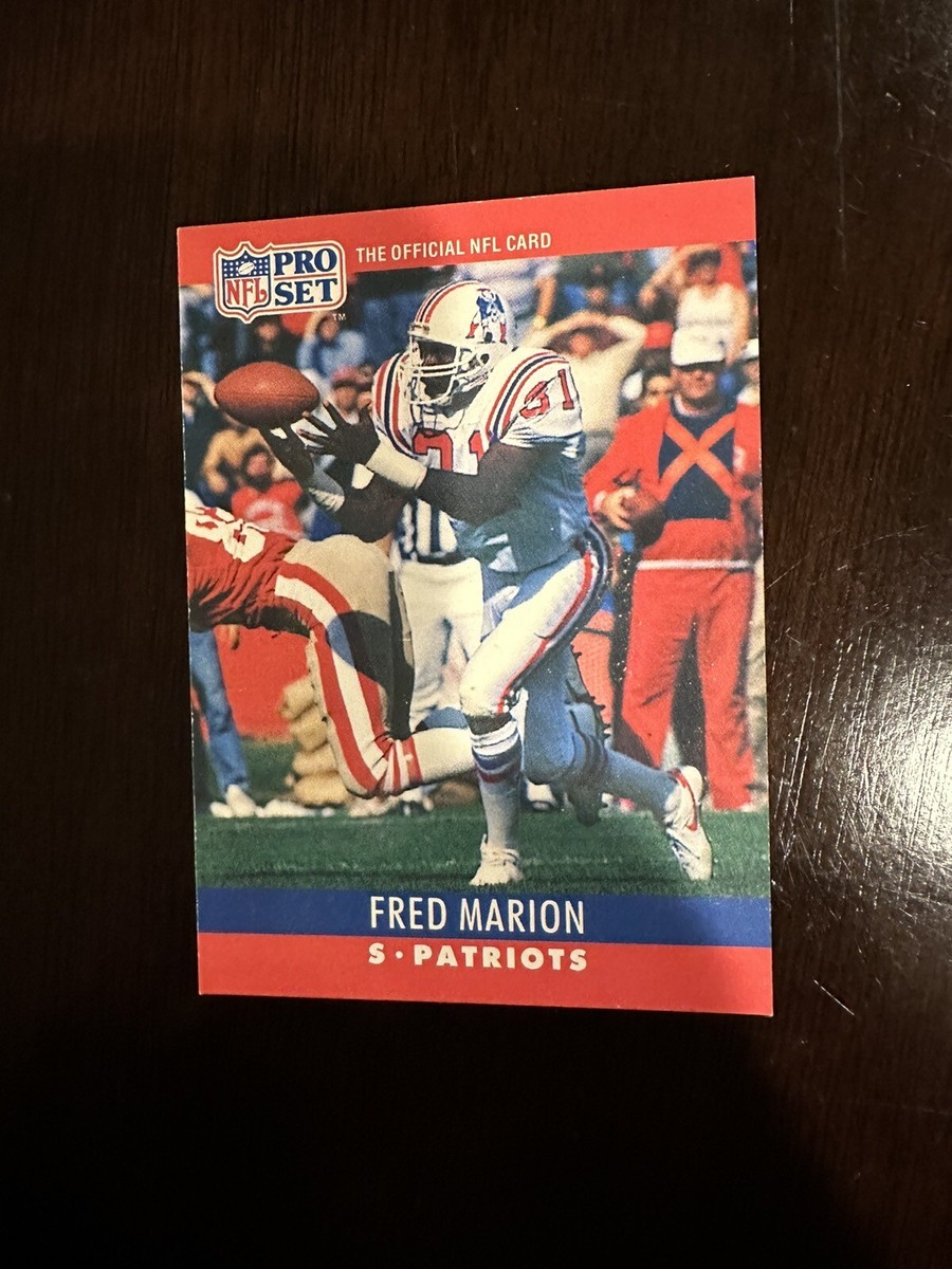 1990 Pro Set Football FRED MARION (No Hanging Belt) Regular Card