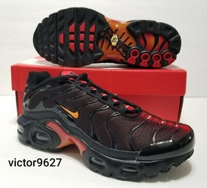 Nike Air Max Plus University Red Black Magma Youth Size 5.5Y \u003d Mens  5.5/Womens 7 | eBay