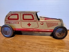 NICE VINTAGE 1930'S R.G. FRANCE TIN LITHO AMBULANCE