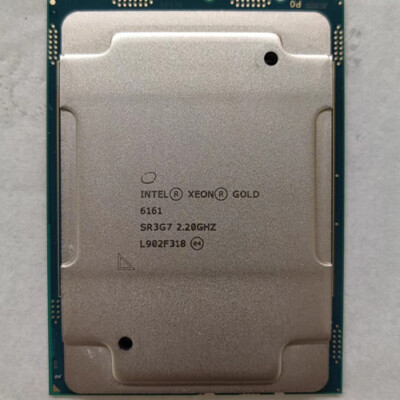 Intel Xeon Gold 6161 Processor 2.20GHz~3.0GHz 22Core 44Threads LGA3647