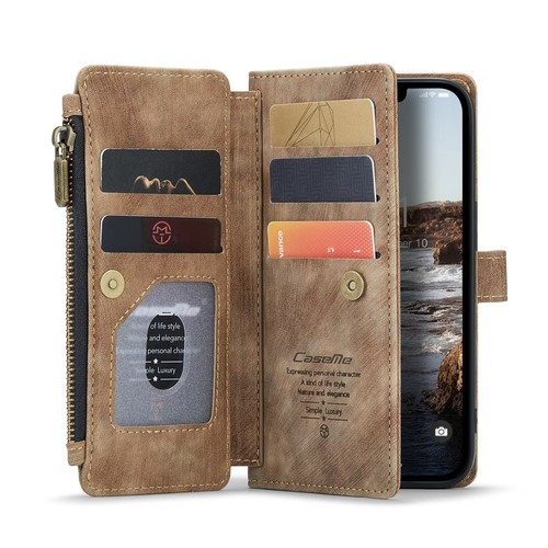 For iPhone 15 14 13 12 11 Pro Max XS XR 8 7 6 Magnetic Leather Cover Wallet Case - Picture 32 of 59