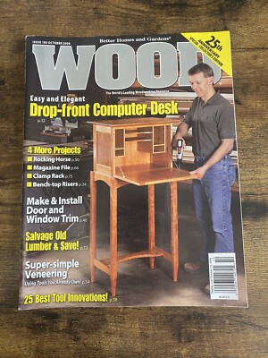 Vintage Issue 193 October 2009 WOOD Magazine Wodworking Home Improvement