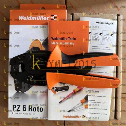 1PCS New Weidmüller PZ 6 ROTO 9014350000 Crimping Hand Tool - Picture 4 of 5