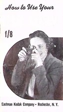 Eastman Kodak Co. Bantam F/8 Camera Manual "How to Use Your f/8"