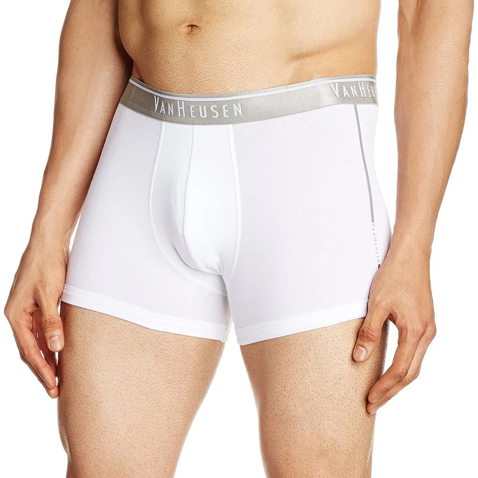 Van Heusen Hombres Calzoncillos Antibacterianos Ropa Interior Premium Algodón Peinado Etiqueta Gratis Foto 2 de 4