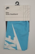 Nike Wide Graphic 2.0 Women's Headband N1004564-403 Blue White OSFM New With Tag