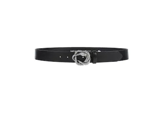 NWT 100% Genuine Leather Roberto CAVALLI SNAKE buckle belt Size 85 MSRP $475