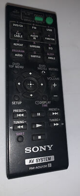 Sony RM-ADU138 AV System Remote for Sony AV System