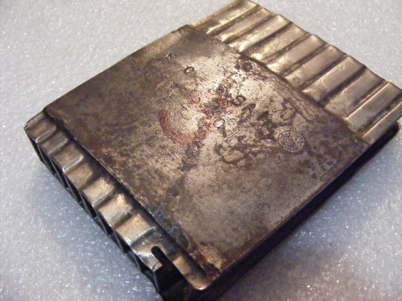 Apollo Saturn H-1 Rocket Engine Inconel Silver Alloy Flight Hardware Section 5