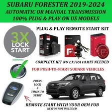 Remote Starter Kit for SUBARU FORESTER 2019-2023 PTS AUTO & MANUAL TRANSMISION