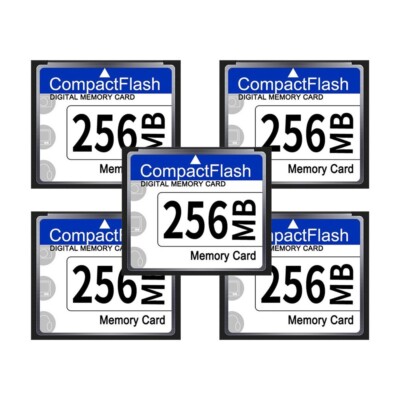 5Pcs 256MB Compact Flash Card CF Memory Card for Camera MP3 Video Player PC