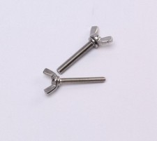 304 Stainless Steel 8 - 32 3/16" 1/4" 5/16" Wing Thumb Screws Bolts Select Size