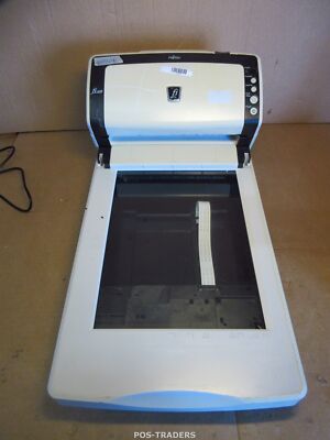 Fujitsu FI-6230 USB Color A4 Document Flatbed Scanner NO TRAY - 28 SCANS OK