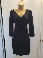 GUESS | Bodycon | Longsleeve Mini Midi | Little Black Dress | L