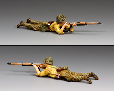 KING AND COUNTRY WW2 Japanese Lying Prone Rifleman JN57 JN057