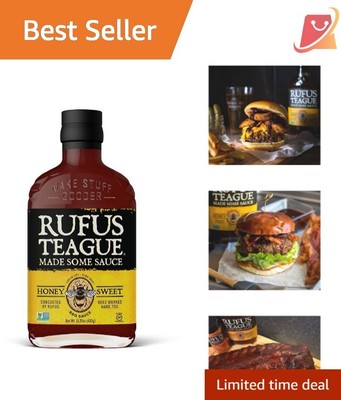 All Natural Honey BBQ Sauce - Perfect for Grilling, Dipping, or Sipping!
