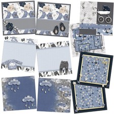 BABY BOY ESSENTIALS NPM - Scrapbook Layout Set