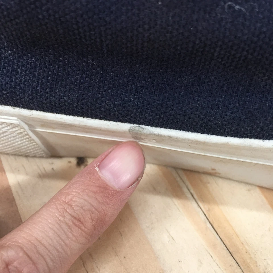 Dr Scholls Zapatos Mujer 10 Informales Puntera Redonda Tenis Azul Tela Con Cordones Parte Superior Baja Foto 3 de 4