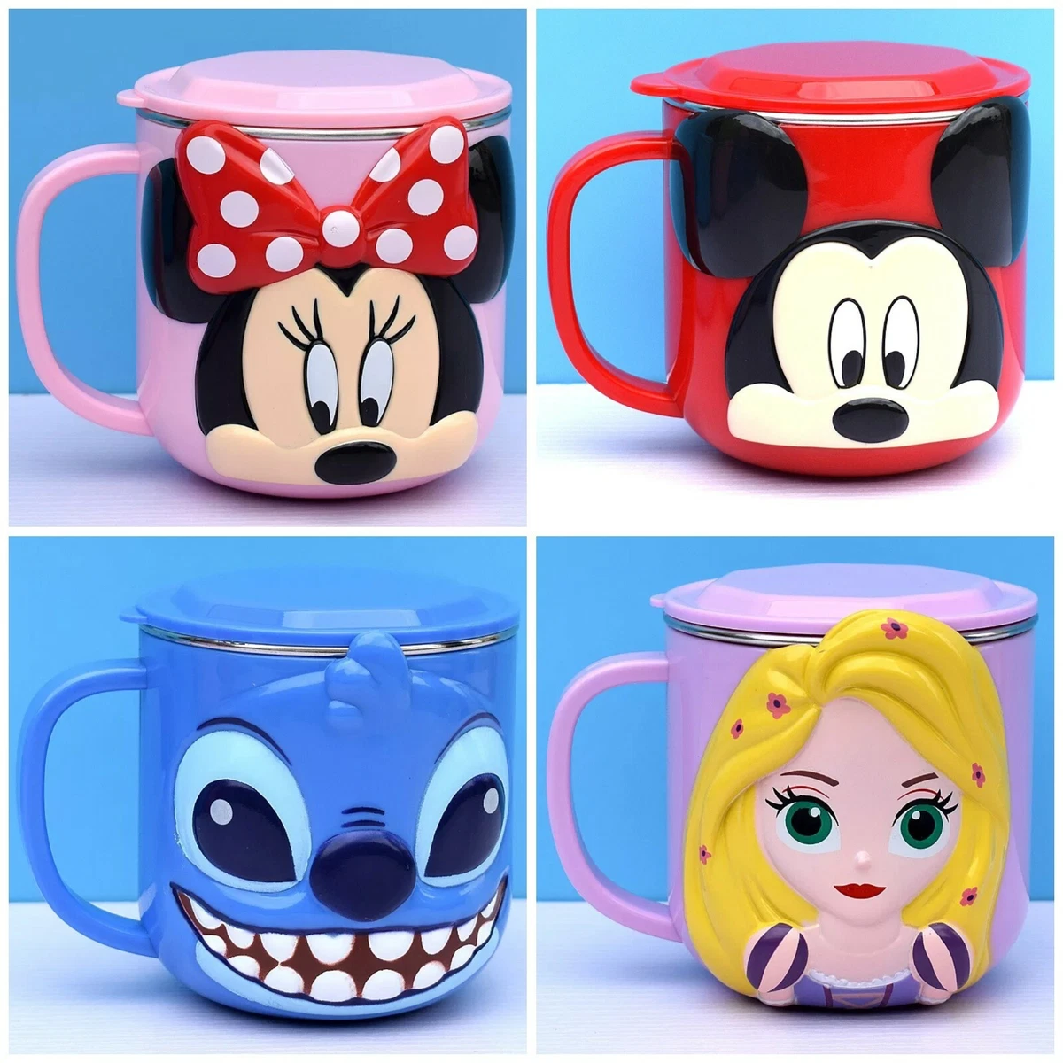 3D MUG MILK Juice CUP GIRLS BOYS KIDS CARTOON Children Cute Gift 260ml  Kitchen