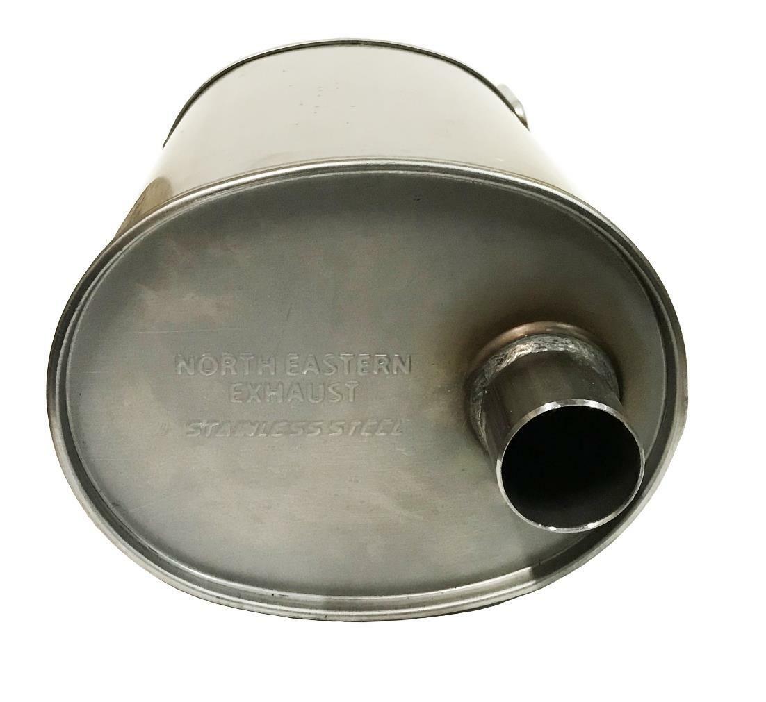 Driver Side Dual Tip Muffler compatible with 20032008 Pontiac Grand