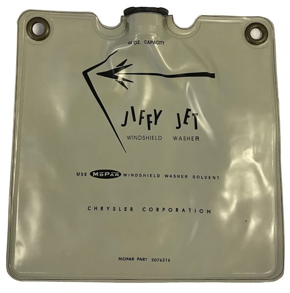 NEW 1960-63 Mopar A/B-Body Windshield Washer Bag