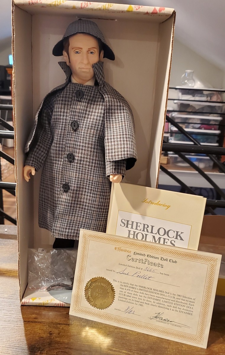 Vintage 1983 Limited Edition Effanbee Sherlock Holmes Doll Vintage 1983 Limited Edition Effanbee Sherlock Holmes Doll