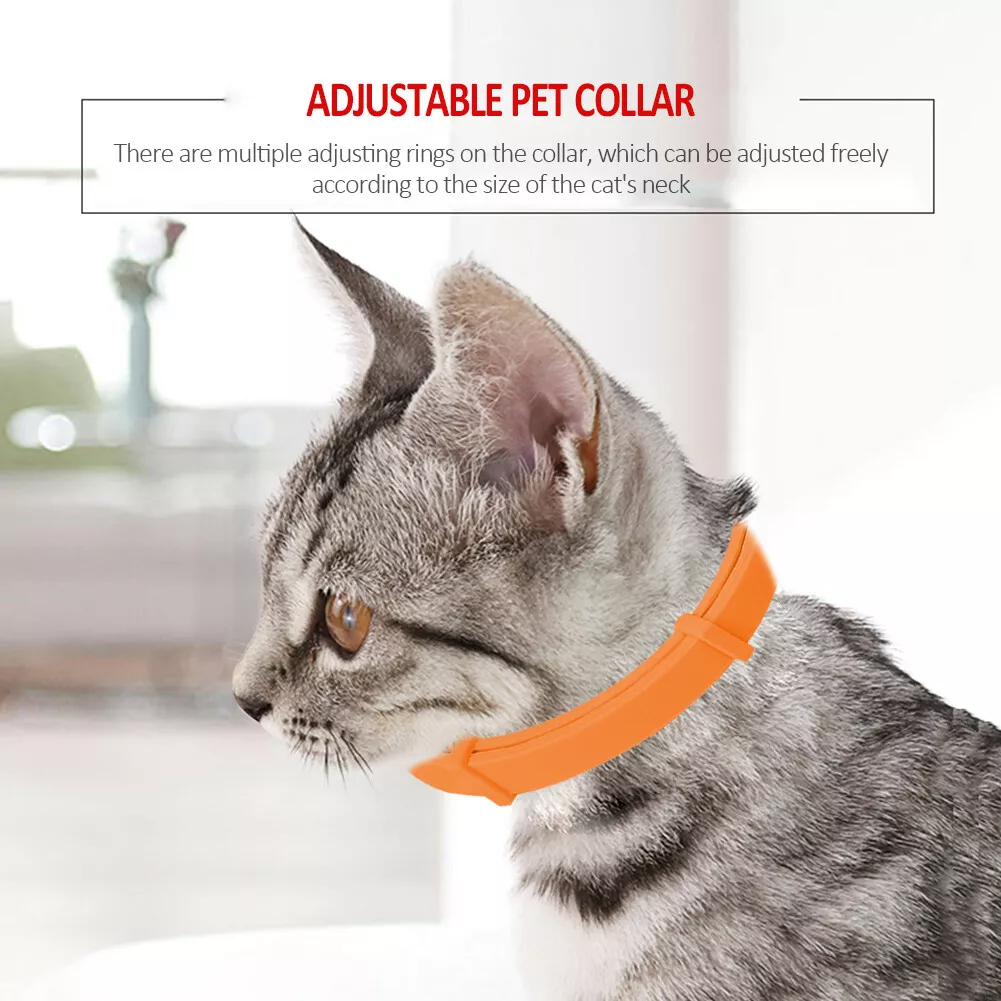 L Flea Collar Anti anxiety Waterproof Pet Dog Cat Insect