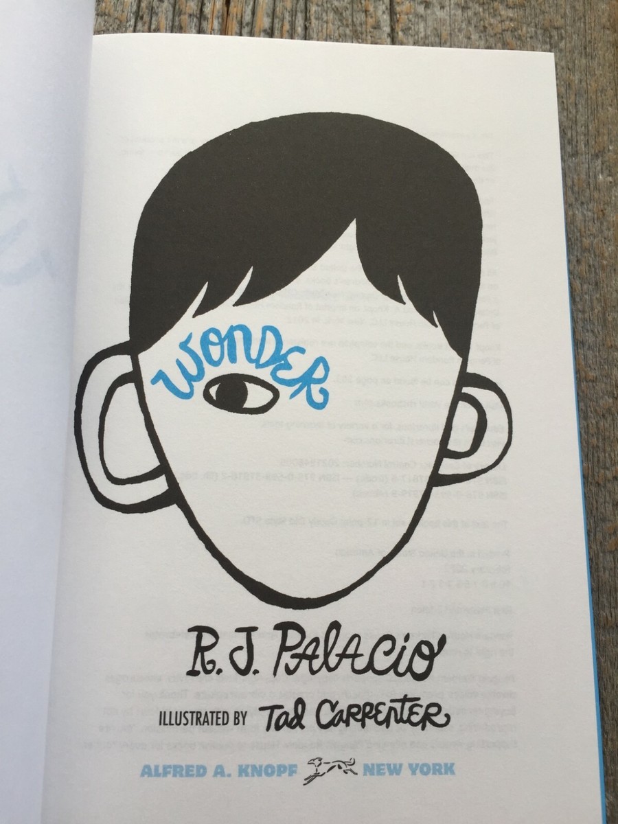 SIGNED & NEW - WONDER: Illustrated Edition by R. J. Palacio