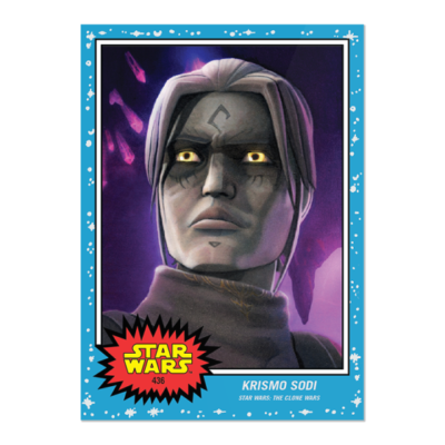 Topps STAR WARS Living Set 435 ANOOBA 436 KRISMO ZODI CLONE WARS