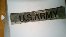 MILITARY PATCH SEW ON NAME TAPE TAG DIGITAL ACU WITH NAME US ARMY