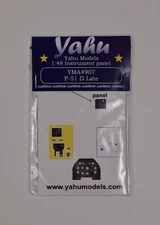 1/48 Eduard P-51D (Late Models) Instrument Panel - Yahu Models 4907