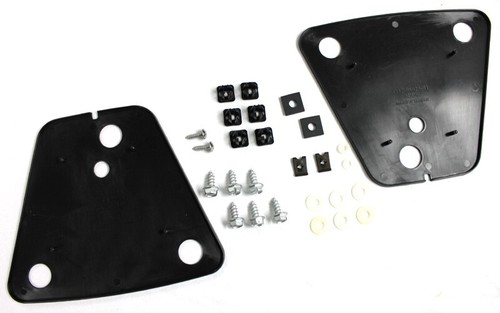 NEW Black Steel Side View Mirror Set / For 1973-1991 Suburban K5 Blazer Jimmy - Picture 3 of 5
